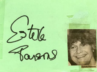 Estelle Parsons autograph