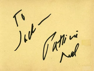 Patricia Neal autograph