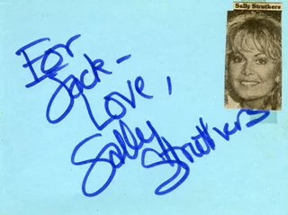 Sally Struthers autograph