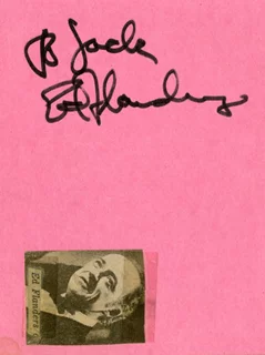 Ed Flanders autograph