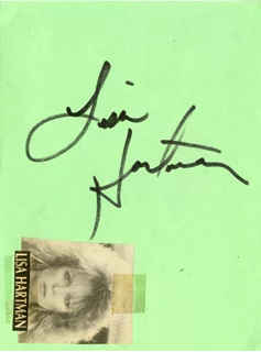 Lisa Hartman autograph