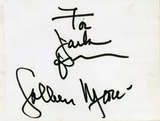 Colleen Moore autograph