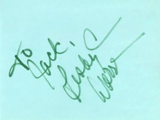 Lesley Ann Warren autograph