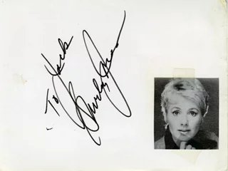 Shirley Jones autograph