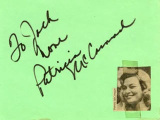 Patty McCormack autograph