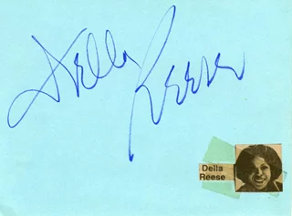 Della Reese autograph