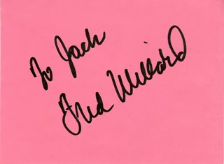 Fred Willard autograph
