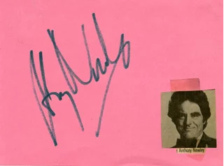 Anthony Newley autograph