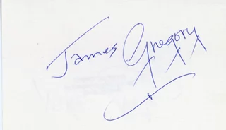James Gregory autograph