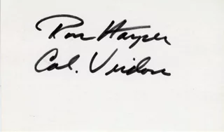 Ron Harper autograph