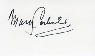 Mary Carlisle autograph