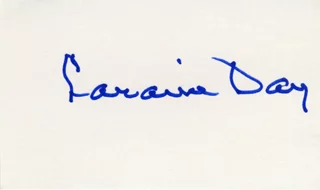 Laraine Day autograph
