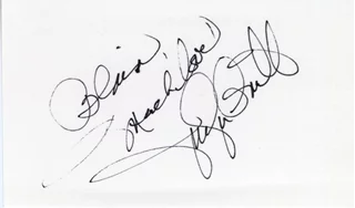 Jaclyn Smith autograph