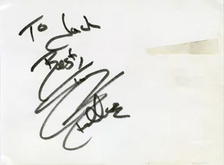 Sylvester Stallone autograph