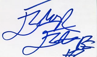 Flavor Flav autograph
