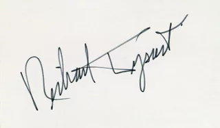 Richard Dysart autograph