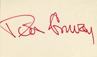 Tim Conway autograph