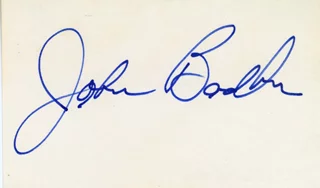 John Badham autograph
