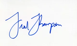 Fred Thompson autograph