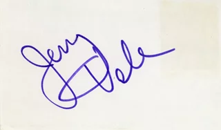 Jerry Vale autograph
