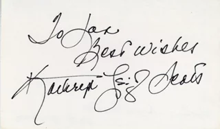 Kathryn Leigh Scott autograph