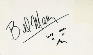 Bill Macy autograph