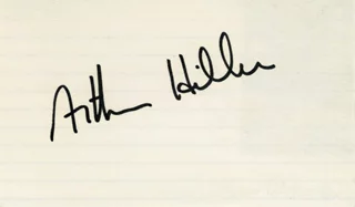 Arthur Hiller autograph
