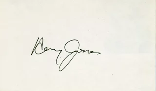 Henry Jones autograph