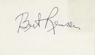 Bert Remsen autograph