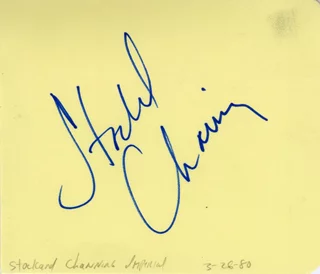 Stockard Channing autograph