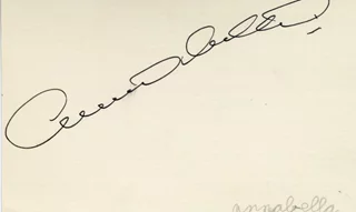Annabella autograph