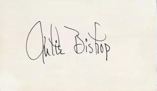 Julie Bishop autograph