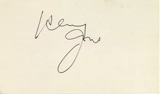 Henry Jones autograph