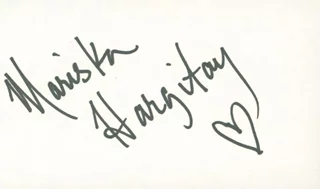 Mariska Hargitay autograph