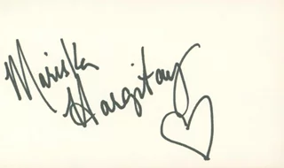 Mariska Hargitay autograph
