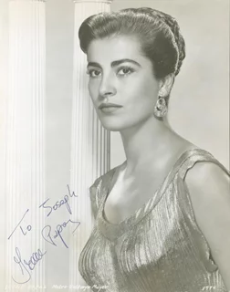 Irene Papas autograph