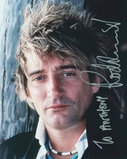 Rod Stewart autograph