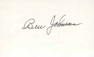 Ben Johnson autograph