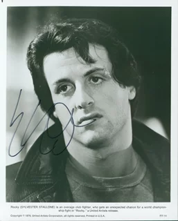 Sylvester Stallone autograph