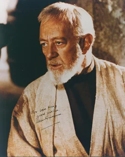 Alec Guinness autograph