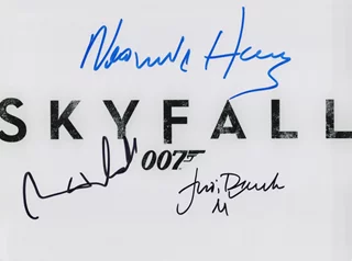 Skyfall autograph