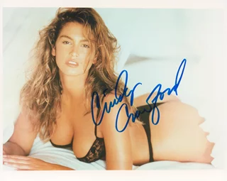 Cindy Crawford autograph