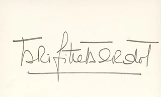 Brigitte Bardot autograph