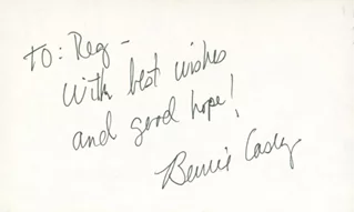 Bernie Casey autograph