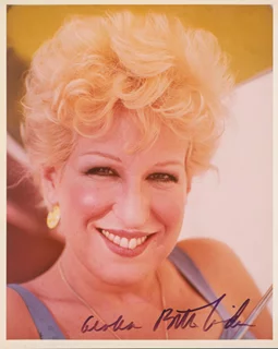 Bette Midler autograph