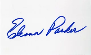 Eleanor Parker autograph
