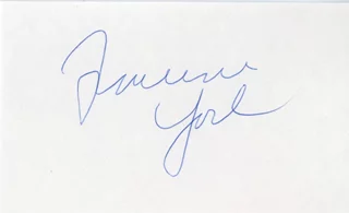 Francine York autograph
