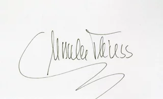 Ursula Thiess autograph