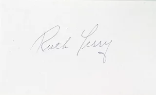 Ruth Terry autograph