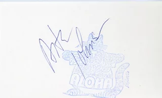 Arte Johnson autograph